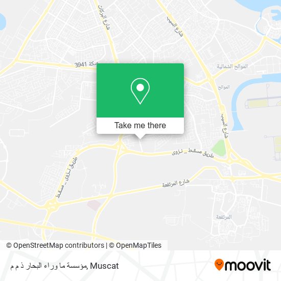 مؤسسة ما وراء البحار ذ م م map