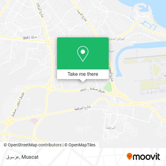 عزسوق map