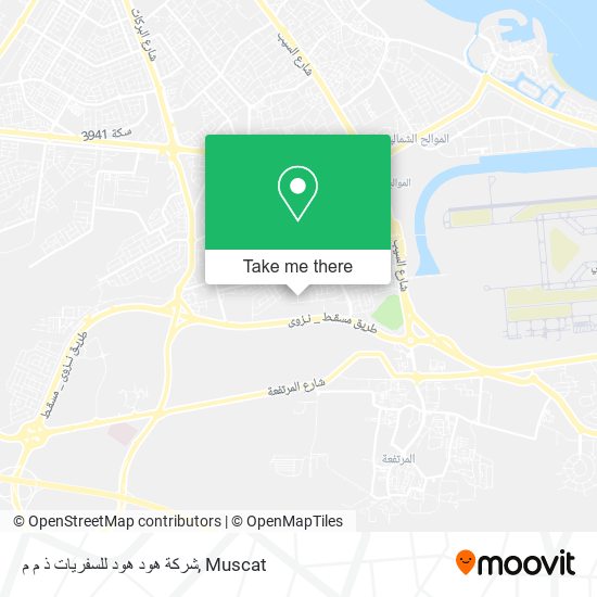 شركة هود هود للسفريات ذ م م map