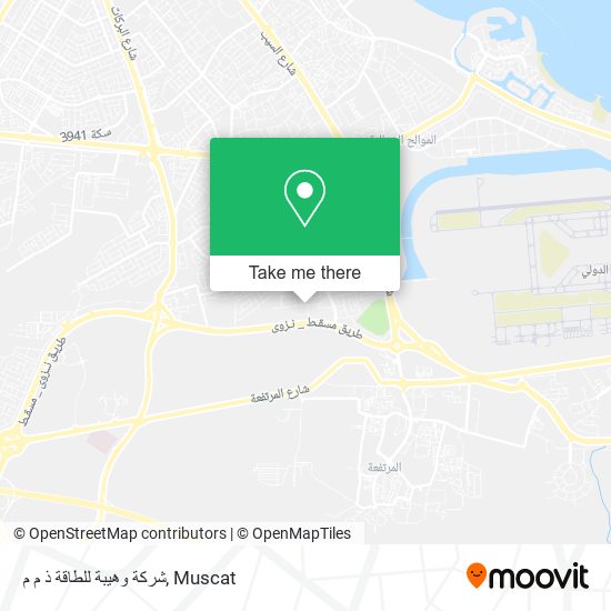 شركة وهيبة للطاقة ذ م م map