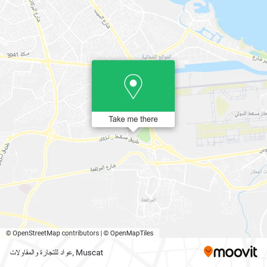 عواد للتجارة والمقاولات map