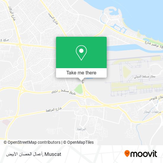 أعمال الحصان الأبيض map
