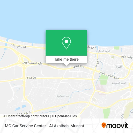 MG Car Service Center - Al Azaibah map