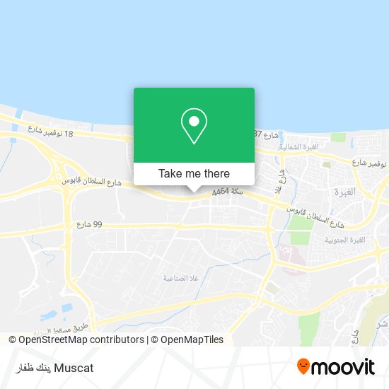 بنك ظفار map