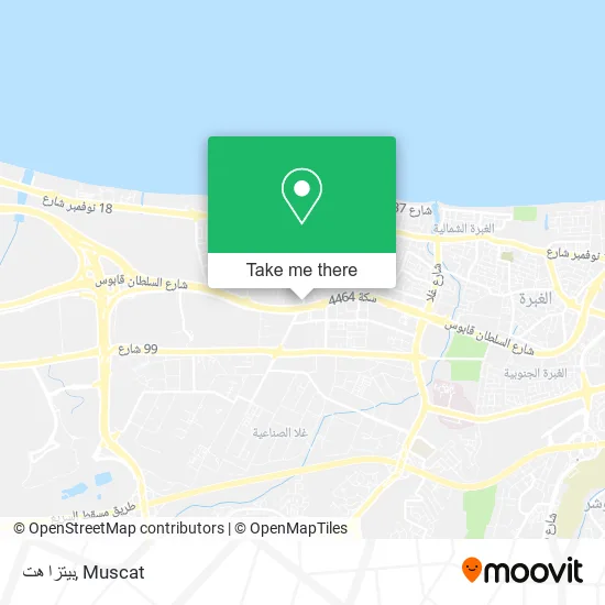 بيتزا هت map