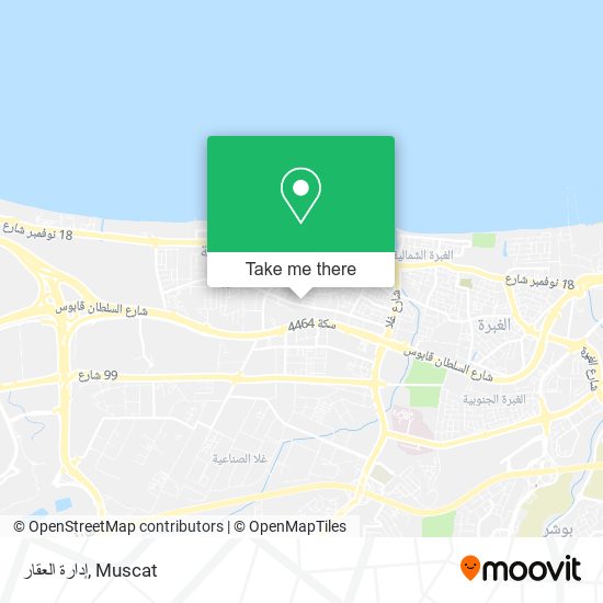 إدارة العقار map
