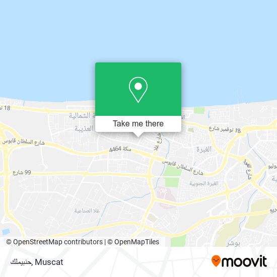 حنبيملك map