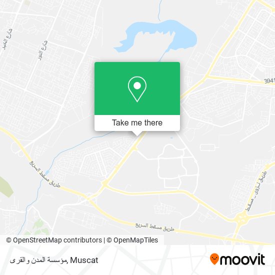 مؤسسة المدن والقرى map