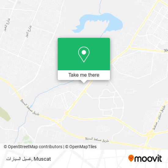 غسيل السيارات map