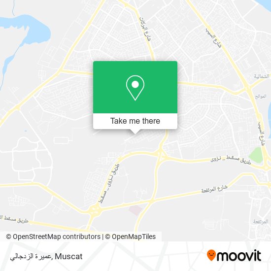 عميرة الزدجالي map