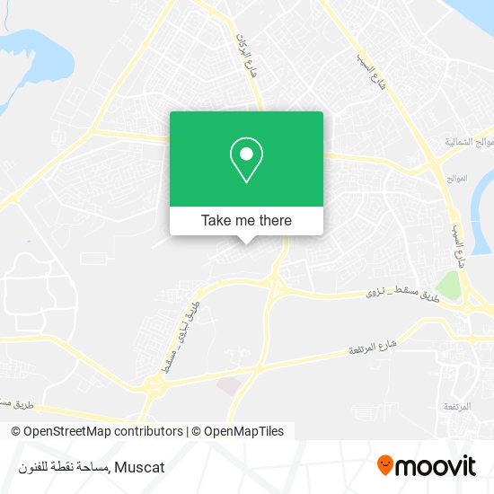 مساحة نقطة للفنون map