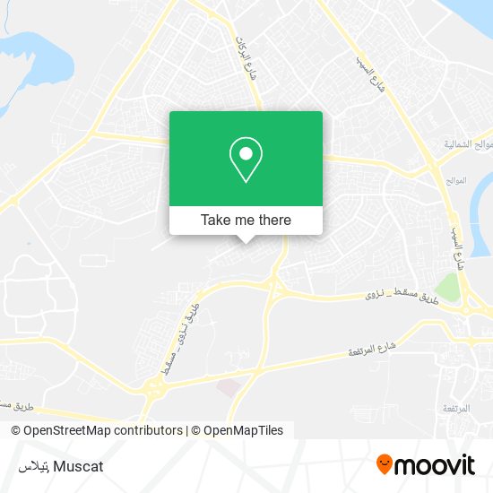 تيلاس map