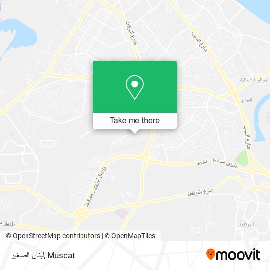 لبنان الصغير map