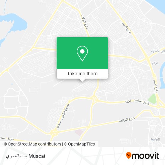 بيت الضاوي map