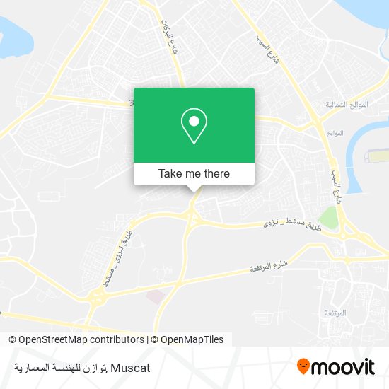توازن للهندسة المعمارية map