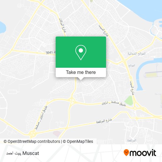 بيت احمد map