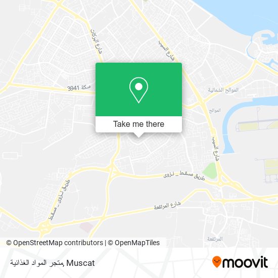 متجر المواد الغذائية map