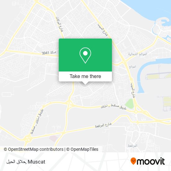 حلاق الحيل map