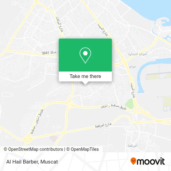 Al Hail Barber map
