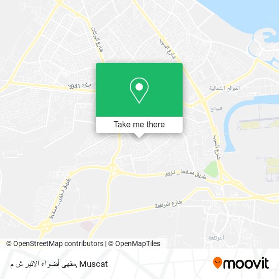مقهى أضواء الاثير ش م map