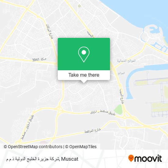 شركة جزيرة الخليج الدولية ذ م م map