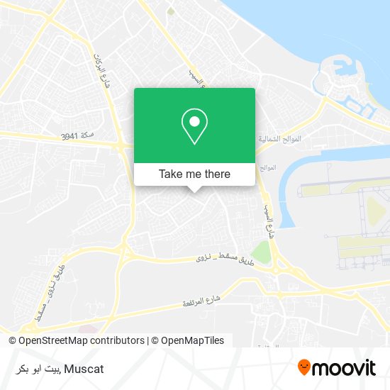 بيت ابو بكر map