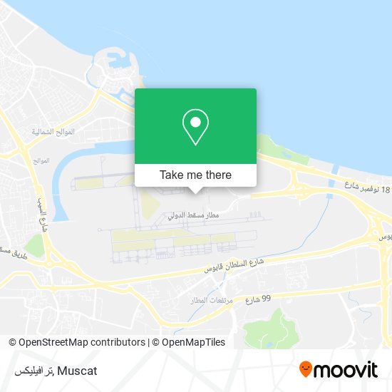 ترافيليكس map
