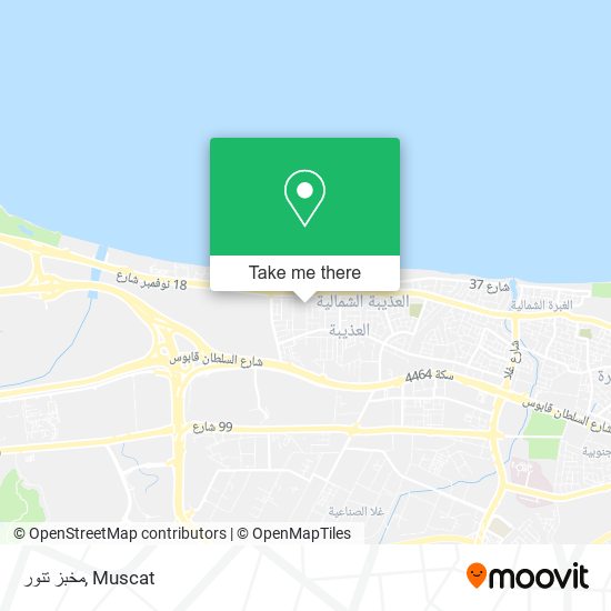 مخبز تنور map