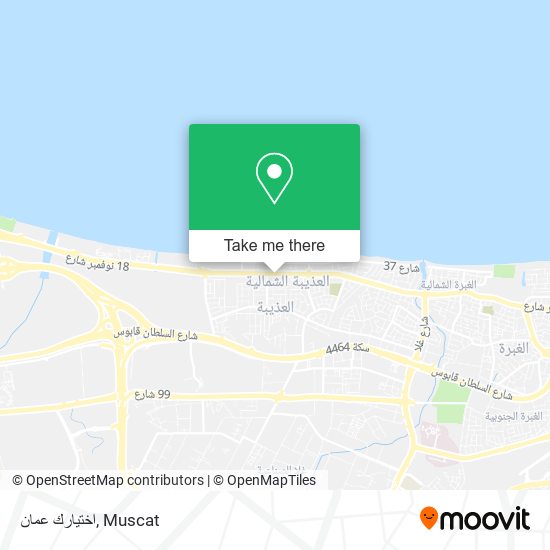 اختيارك عمان map