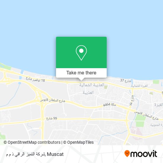 شركة التميز الراقي ذ م م map