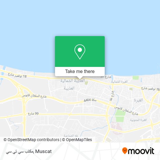 مكتب سي تي سي map