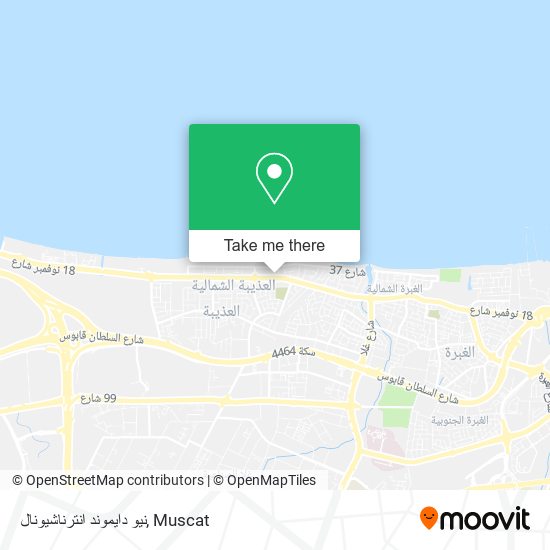نيو دايموند انترناشيونال map
