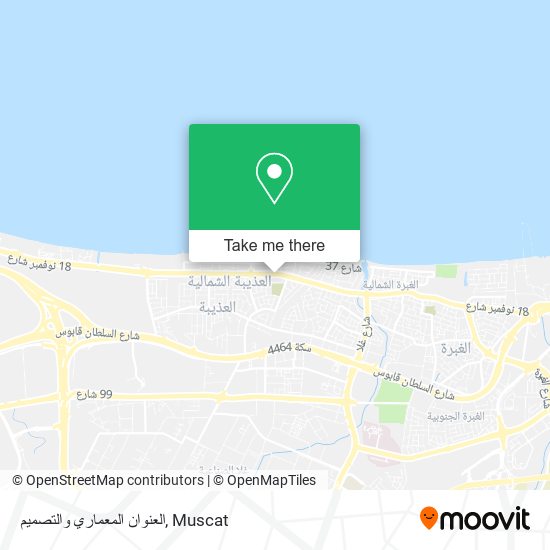 العنوان المعماري والتصميم map