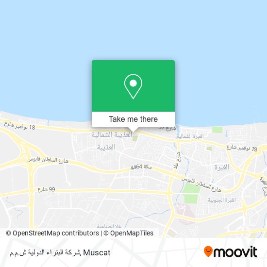 شركة البتراء الدولية ش.م.م map