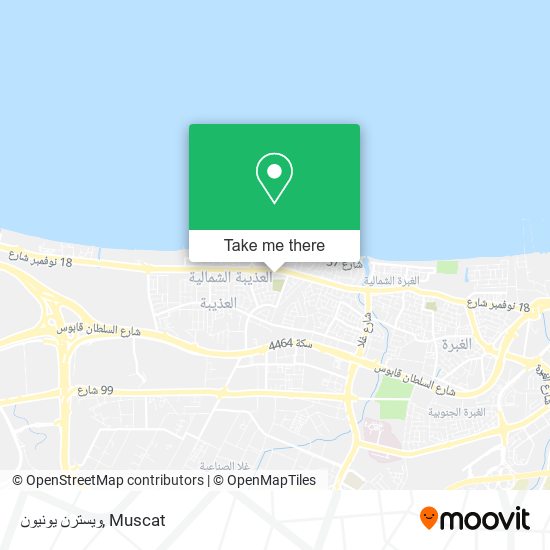 ويسترن يونيون map