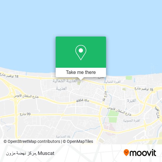مركز نهضة مزون map