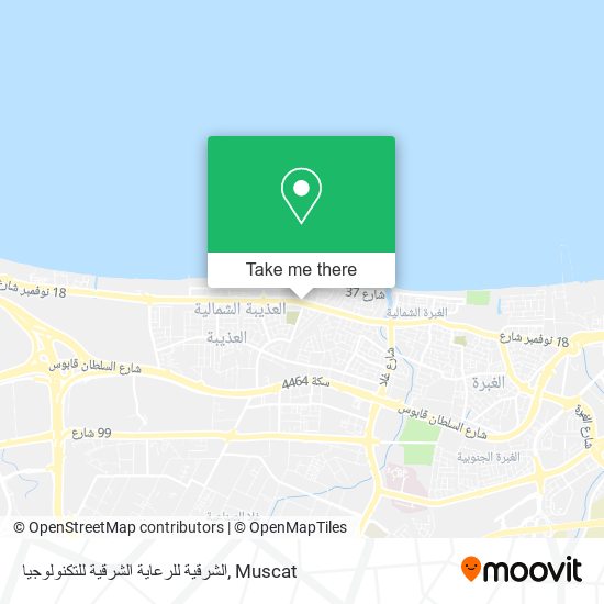 الشرقية للرعاية الشرقية للتكنولوجيا map