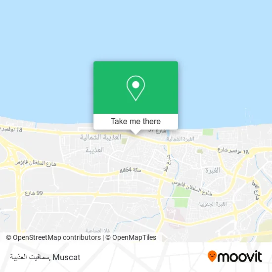 سمافيت العذيبة map
