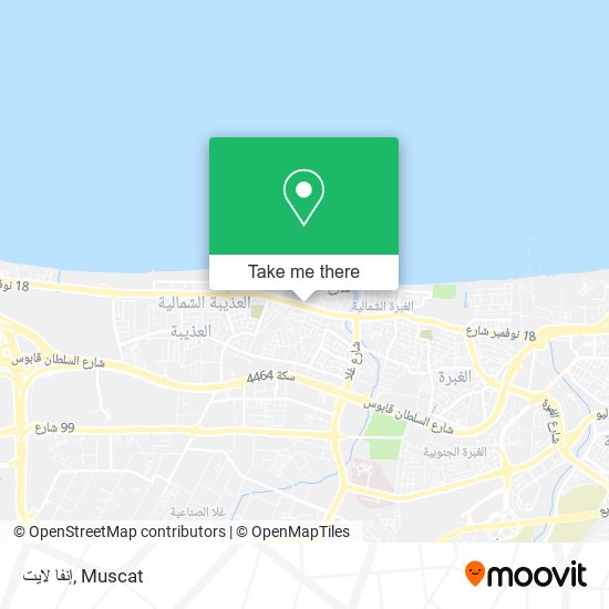 إنفا لايت map