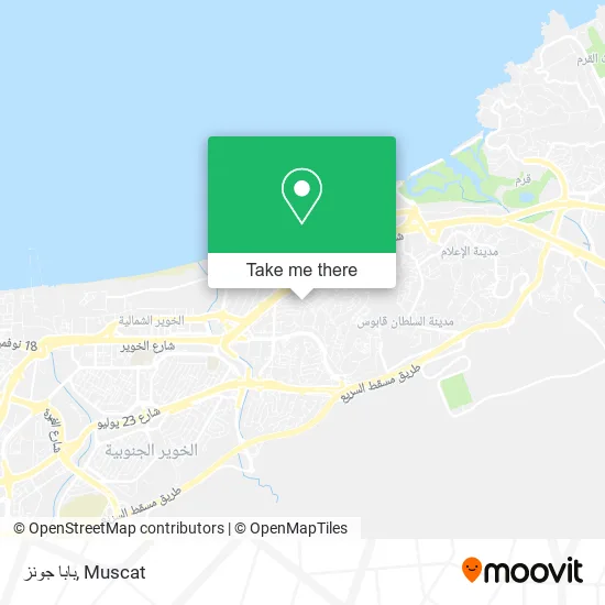 بابا جونز map