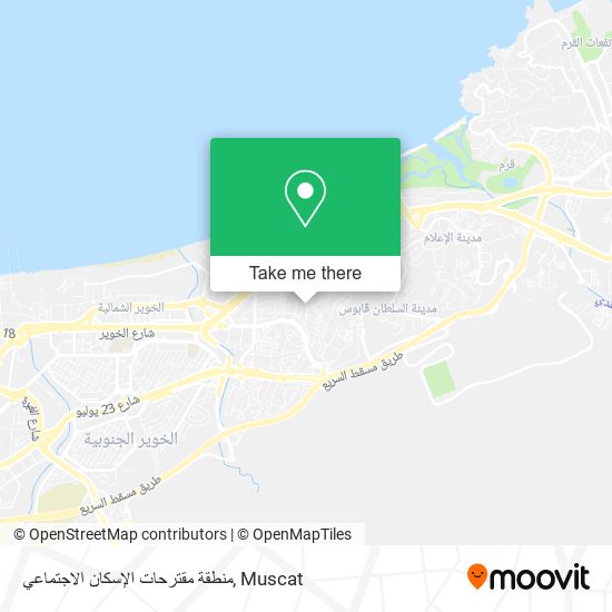 منطقة مقترحات الإسكان الاجتماعي map