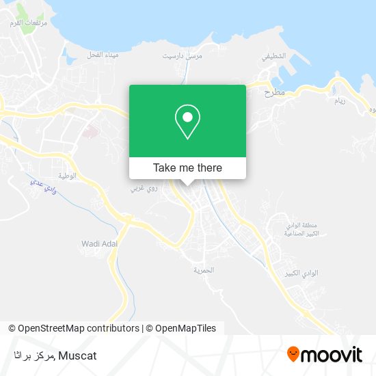 مركز براثا map