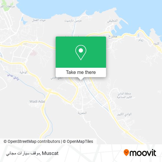 موقف سيارات مجاني map