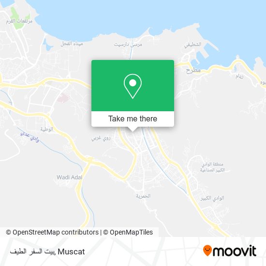بيت السفر الطيف map