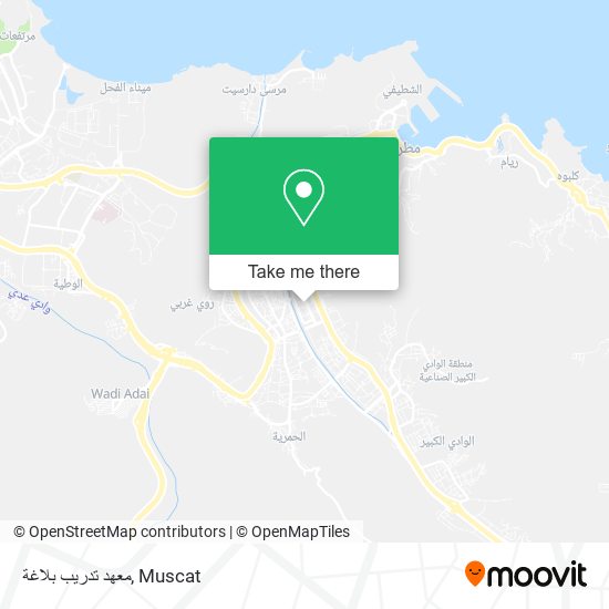 معهد تدريب بلاغة map