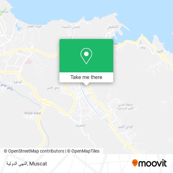 النهى الدولية map