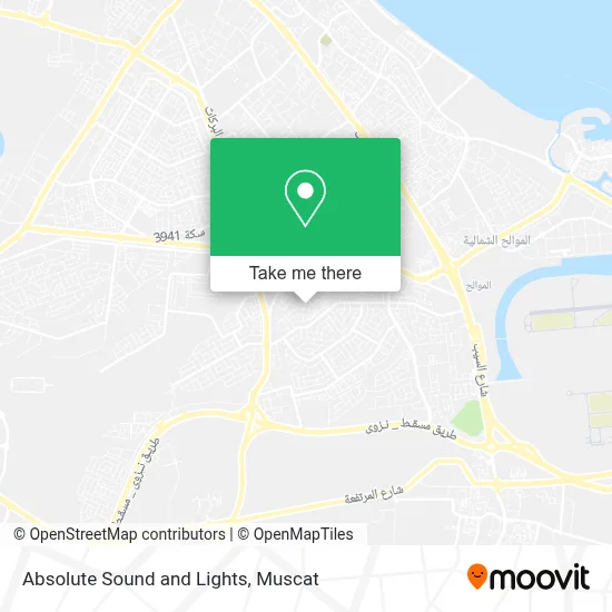 Absolute Sound and Lights map