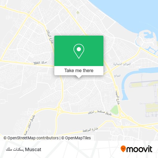 سكنات ملك map