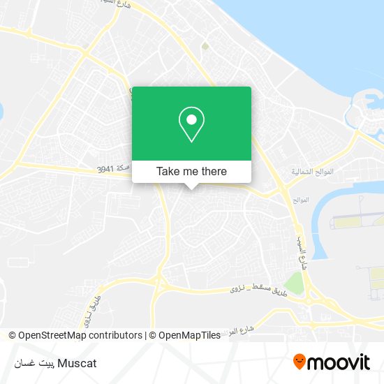 بيت غسان map