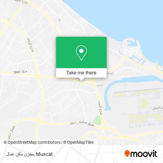 مخزن سكن عمال map